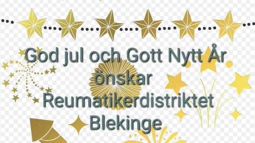 God Jul & Gott Nytt År !